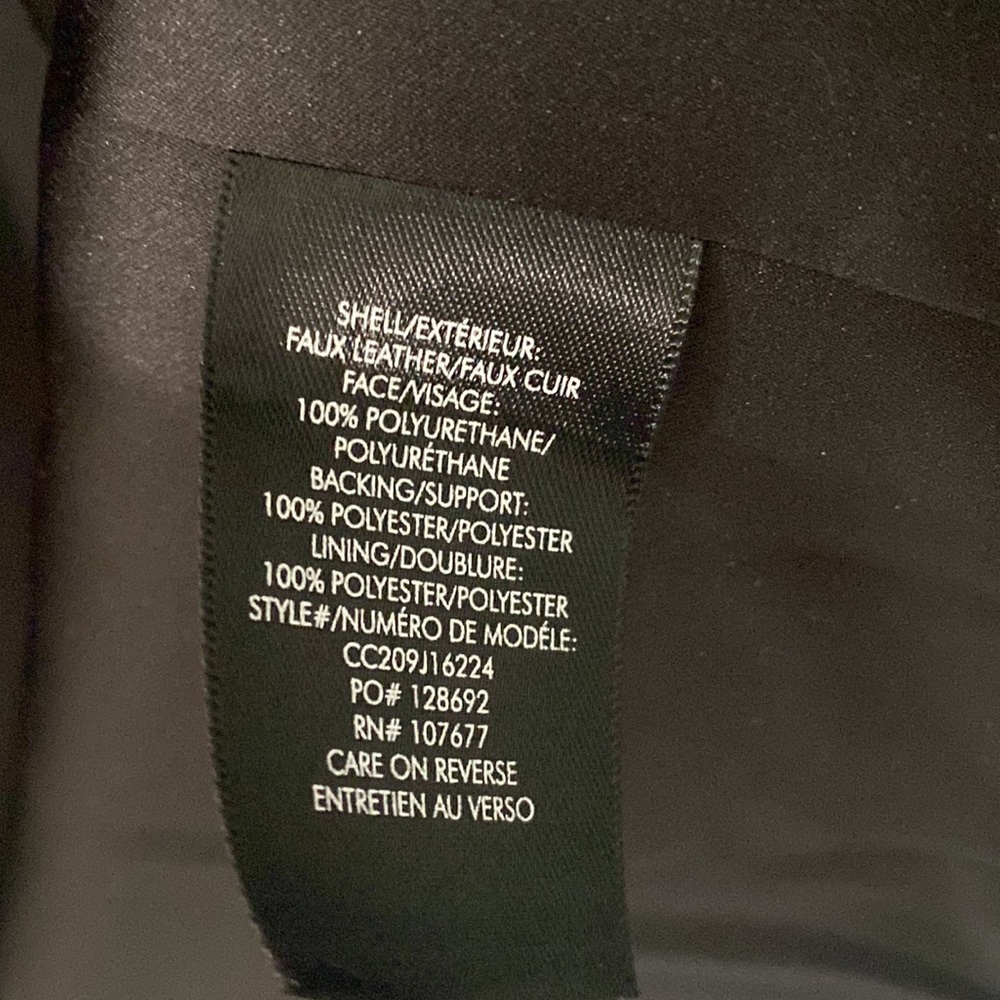 Alice and Olivia Shan vegan leather jacket - Picture 11 of 15